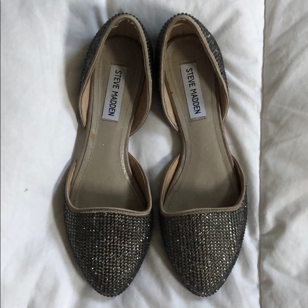 Steve Madden Rhinestone Flats